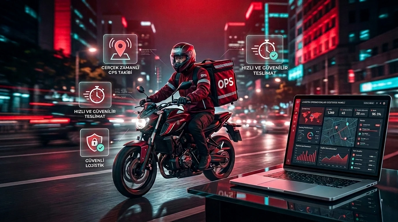 Lojistik ve teslimat operasyon merkezi — Ortak Paket Servis
